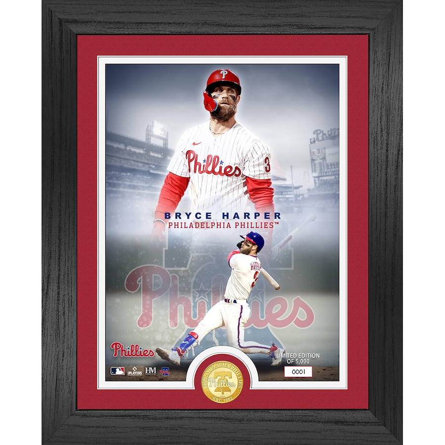 Image 723724.jpg, Product 723-724 / Price $109.99, Bryce Harper Philadelphia Phillies Legends Bronze Coin Photo Mint from Highland Mint on TSC.ca's Sports department
