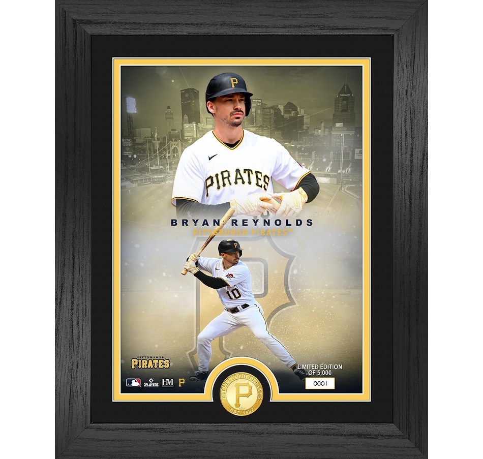 Bryan Reynolds Pittsburgh Pirates Framed 15 x 17 Player Collage with a  Piece of Game-Used Ball