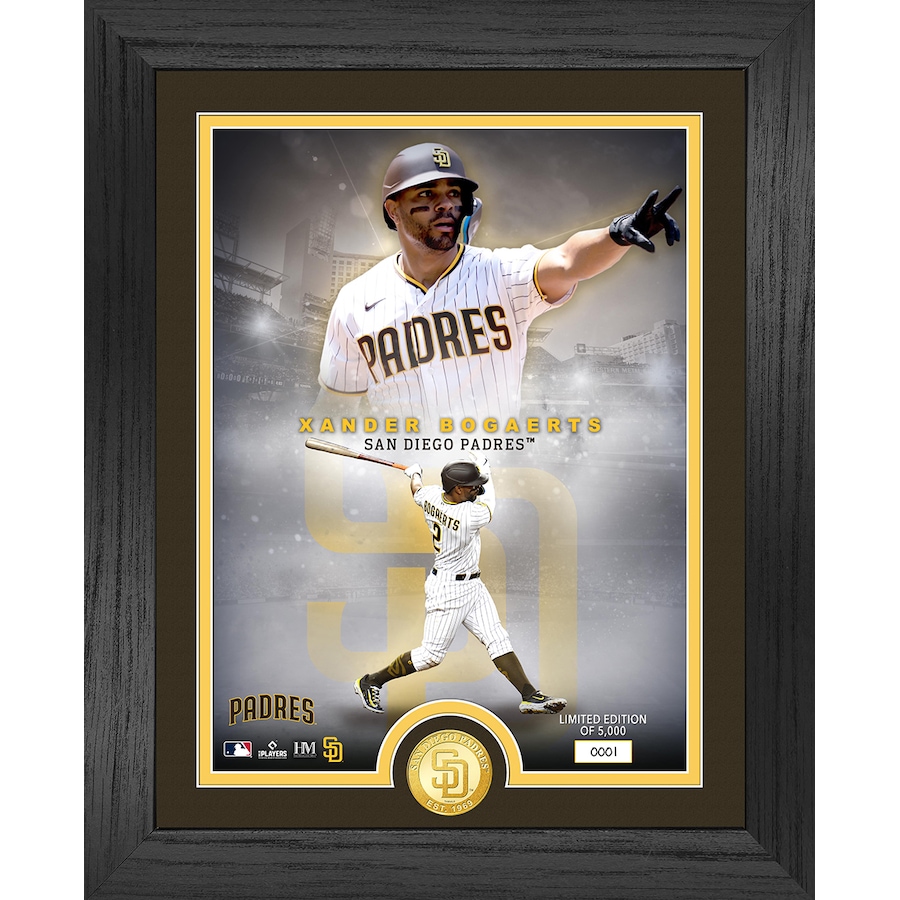 Image 723729.jpg, Product 723-729 / Price $109.99, Xander Boegarts San Diego Padres Legends Bronze Coin Photo Mint from Highland Mint on TSC.ca's Sports department