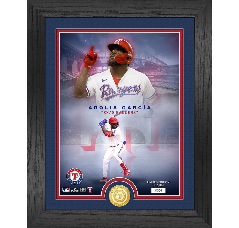 Image 723733.jpg, Product 723-733 / Price $109.99, Adolis Garcia Texas Rangers Legends Bronze Coin Photo Mint from Highland Mint on TSC.ca's Sports department