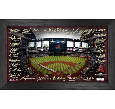 The Highland Mint | Chicago Cubs 2023 Signature Field Pano Photo Frame