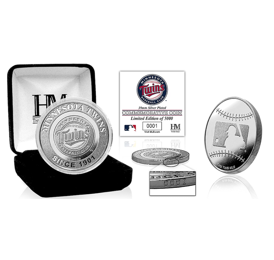 Image 723770.jpg, Product 723-770 / Price $67.99, Minnesota Twins Silver Mint Coin from Highland Mint on TSC.ca's Sports department