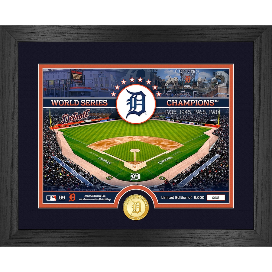 Image 723790.jpg, Product 723-790 / Price $109.99, Detroit Tigers Bronze Coin Stadium Photo Mint from Highland Mint on TSC.ca's Sports department