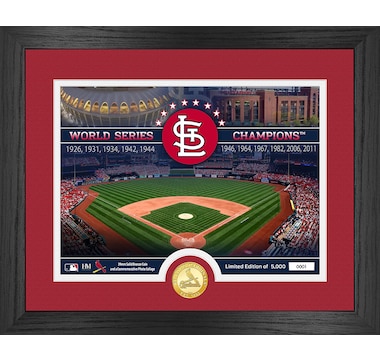 St. Louis Cardinals World Series Deluxe Gold Coin & Ticket Collection