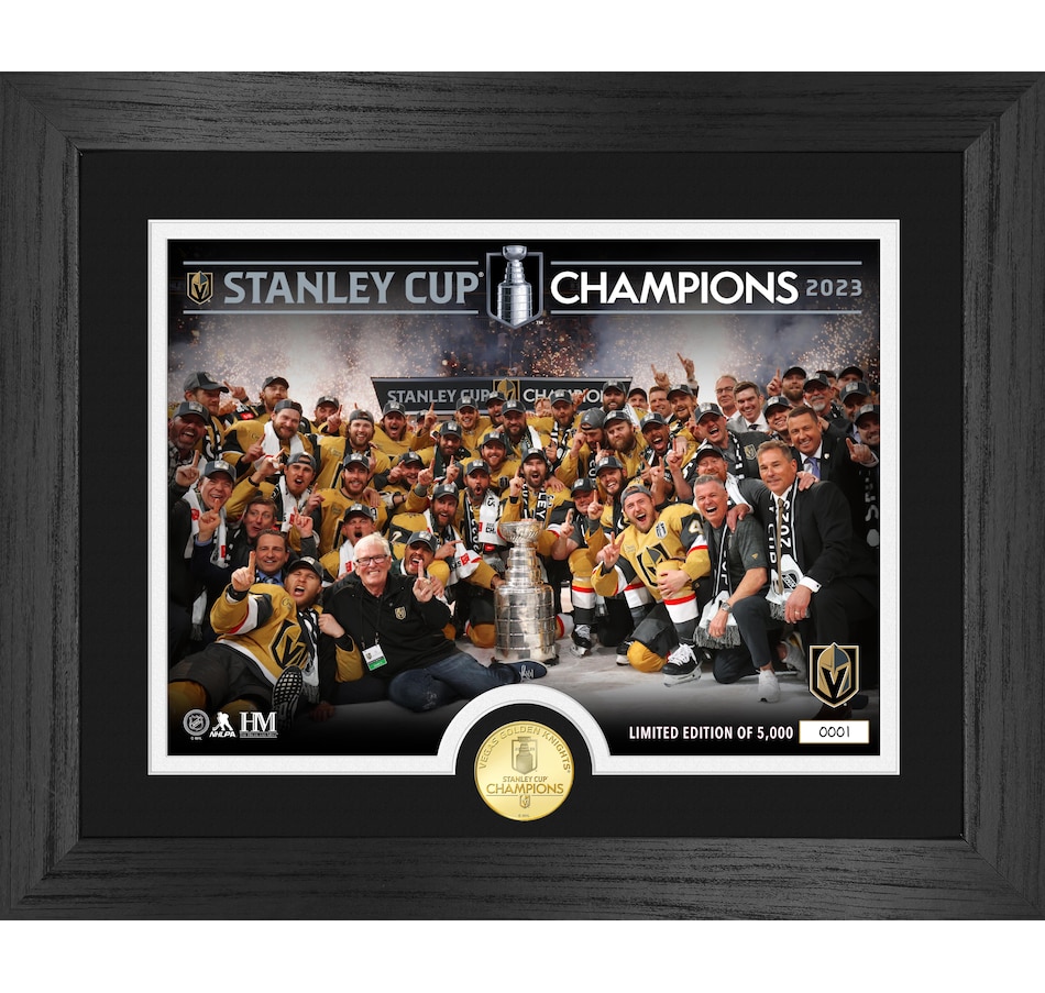 The Highland Mint | Vegas Golden Knights 2023 NHL Stanley Cup Champions Front Page Cover Photo Mint