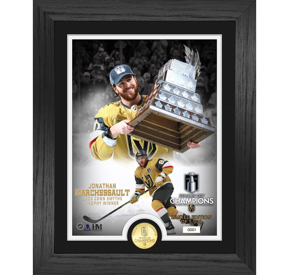 Image 723815.jpg, Product 723-815 / Price $104.99, Vegas Golden Knights 2023 NHL Stanley Cup Conn Smythe MVP Trophy Winner Photo Mint from Highland Mint on TSC.ca's Sports department
