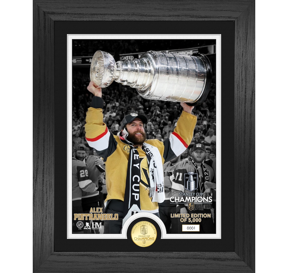 Image 723819.jpg, Product 723-819 / Price $104.99, Alex Pietrangelo 2023 NHL Stanley Cup Trophy Raising Photo Mint on TSC.ca's Sports department
