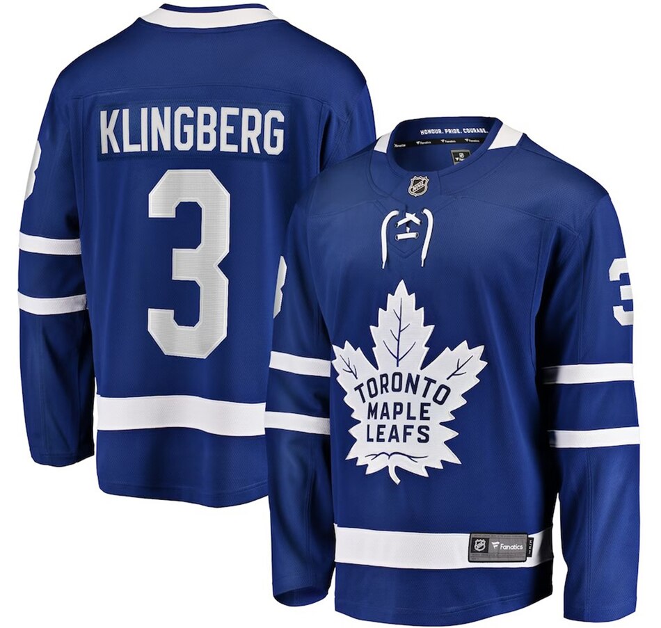 Image 723840.jpg, Product 723-840 / Price $279.99, John Klingberg Toronto Maple Leafs NHL Fanatics Breakaway Home Jersey on TSC.ca's Sports department