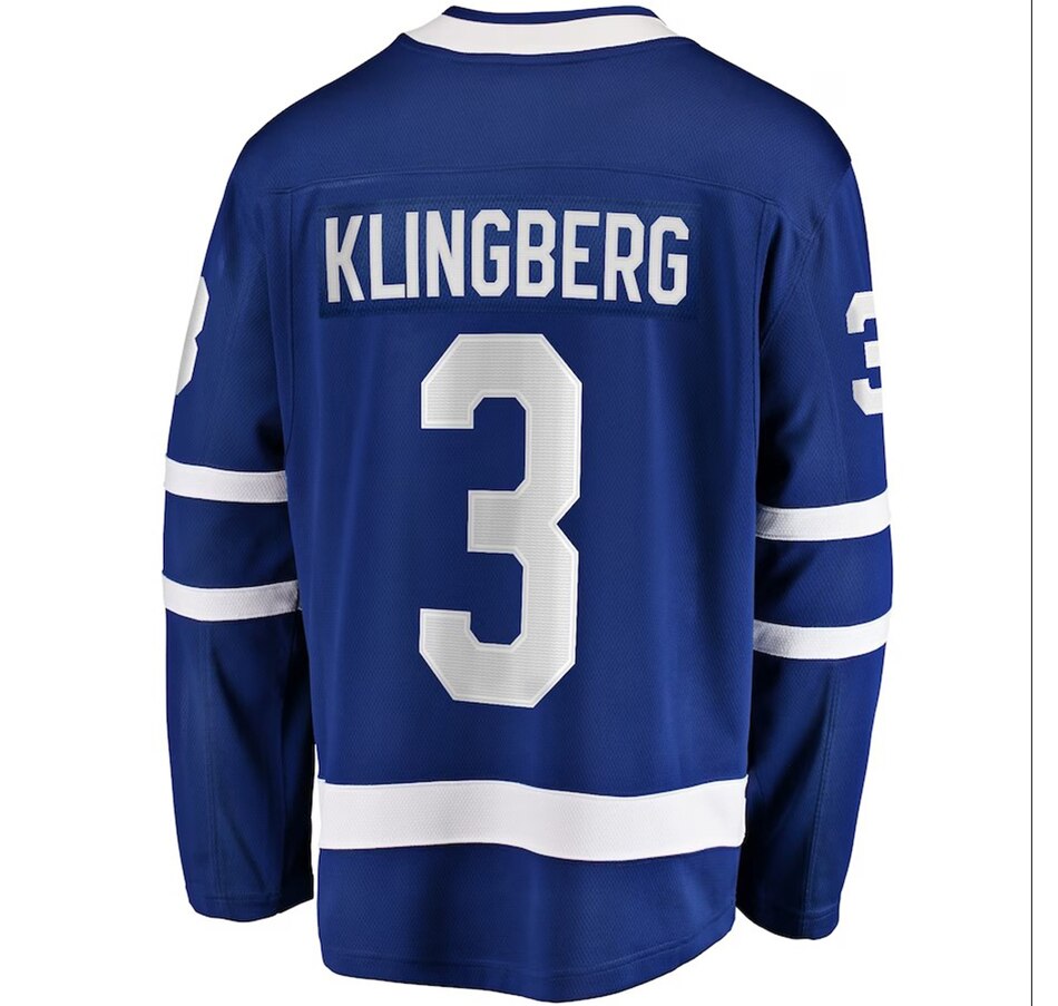 Image 723840_ALTMORE1.jpg, Product 723-840 / Price $279.99, John Klingberg Toronto Maple Leafs NHL Fanatics Breakaway Home Jersey on TSC.ca's Sports department