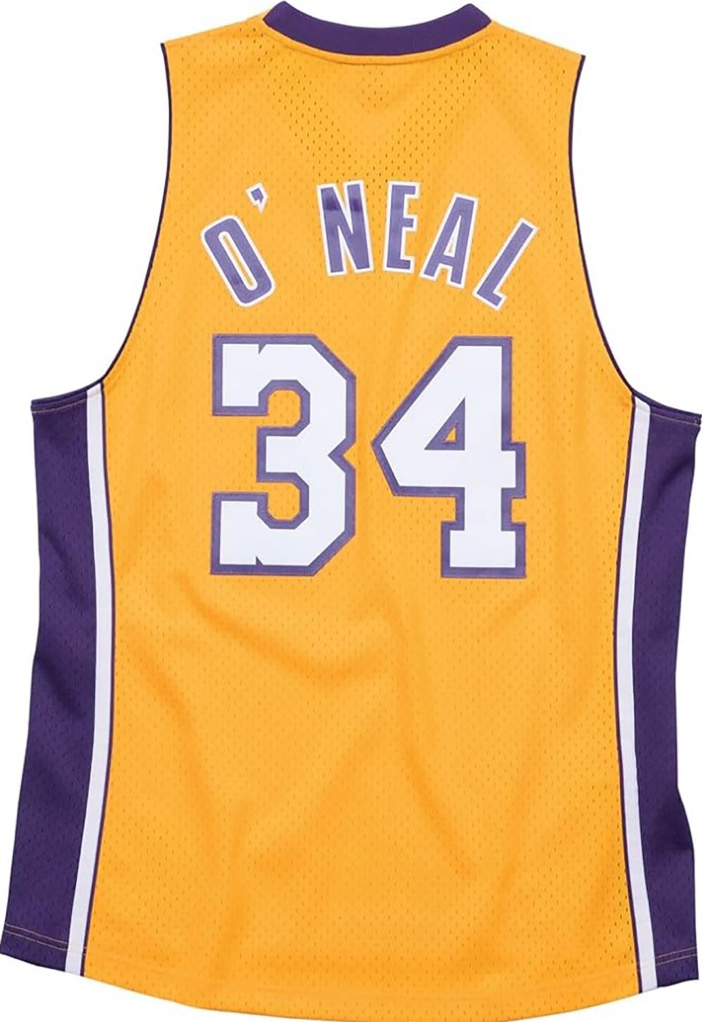 ウェア NBA LAKERS HARDWOOD XXL Men's Mitchell & Ness Shaquille O'Neal Gold Los Angeles