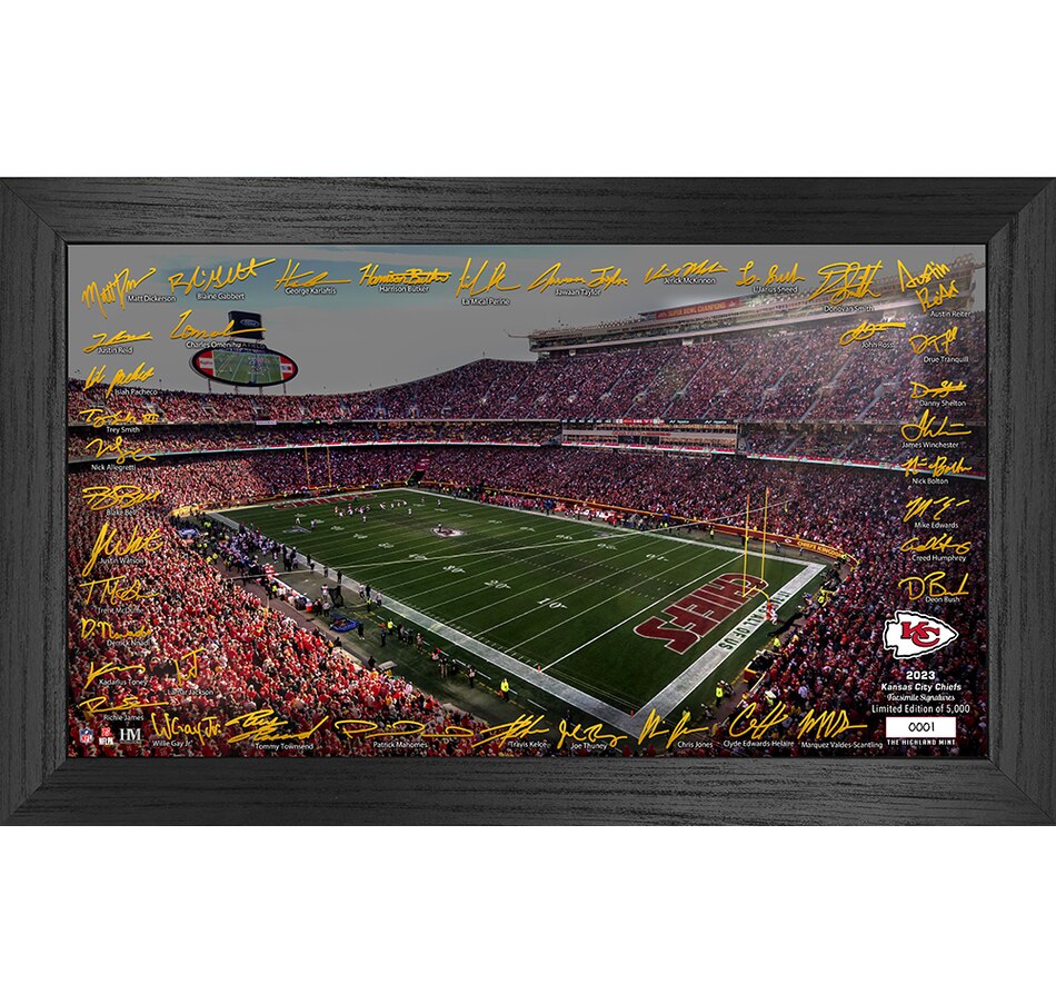 Sports Sports Memorabilia Collectibles Kansas City Chiefs 2023 NFL Signature Gridiron