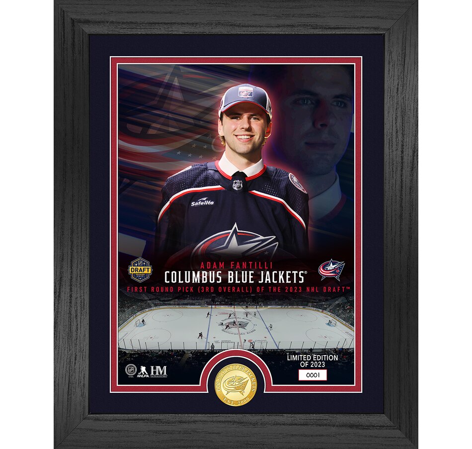 Image 724005.jpg, Product 724-005 / Price $104.99, Adam Fantilli 2023 NHL Draft Bronze Coin Photo Mint from Highland Mint on TSC.ca's Sports department