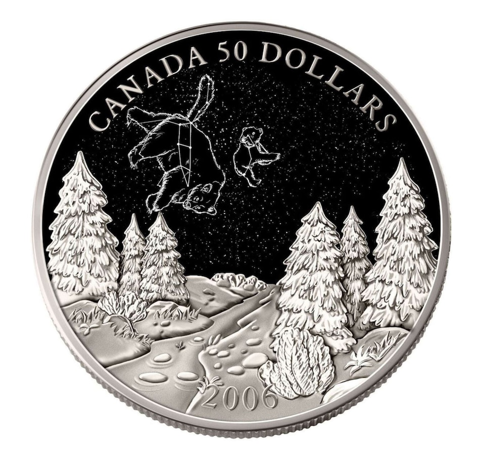 Image 724038.jpg, Product 724-038 / Price $4,995.00, 2006 $50 Summer Constellations Pure Palladium Coin from Royal Canadian Mint on TSC.ca's Coins department