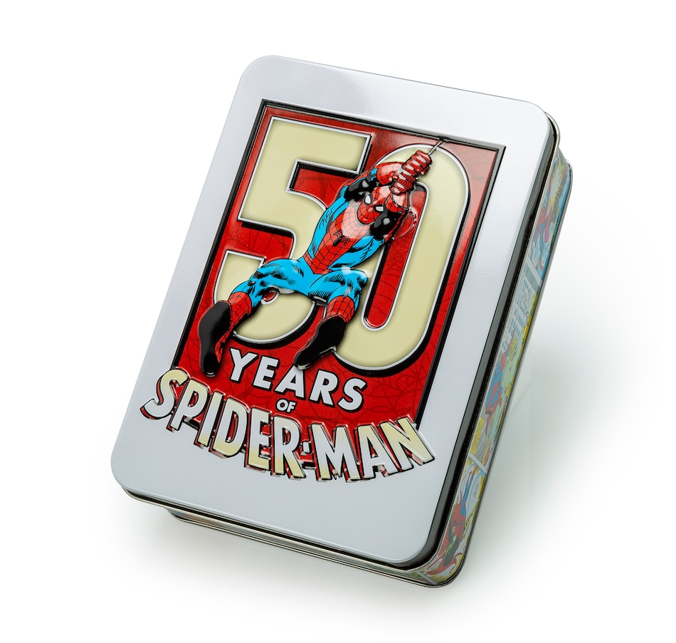 Image 724050_ALTMORE4.jpg, Product 724-050 / Price $249.95, 2013 $2 Niue Coin Celebrating 50 Years of Spider-Man Fine Silver Coin from Canadian Coin & Currency on TSC.ca's Coins department