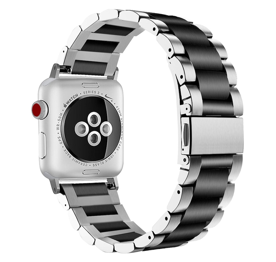 Image 724063_ALTMORE1.jpg, Product 724-063 / Price $39.99, Stainless Steel Two-Tone Band for Apple Watch 38/40/41 mm and 42/44/45/49 mm from WFG on TSC.ca's Electronics department