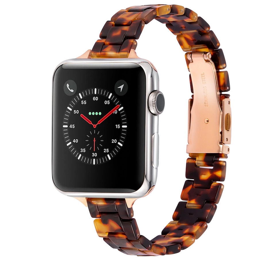 Image 724068_ALTMORE2.jpg, Product 724-068 / Price $34.95, Resin Band for Apple Watch with Butterfly Buckle Clasps from WFG on TSC.ca's Electronics department
