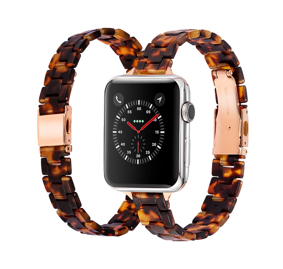 Image 724068_ALTMORE4.jpg, Product 724-068 / Price $34.95, Resin Band for Apple Watch with Butterfly Buckle Clasps from WFG on TSC.ca's Electronics department