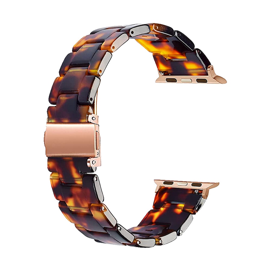 Image 724069.jpg, Product 724-069 / Price $34.95, Resin Band for Apple Watch with Butterfly Buckle Clasps from WFG on TSC.ca's Electronics department
