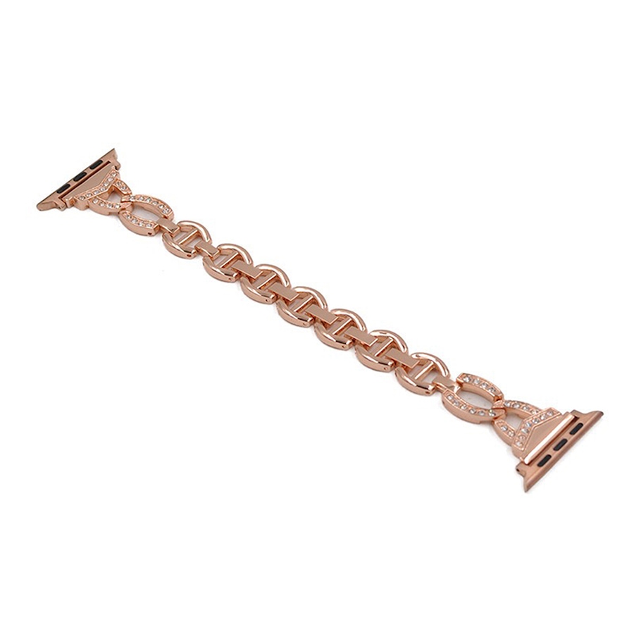 Image 724073.jpg, Product 724-073 / Price $39.99, Metal Band for Apple Watch with Sleek O-Links and Rhinestones from WFG on TSC.ca's Electronics department