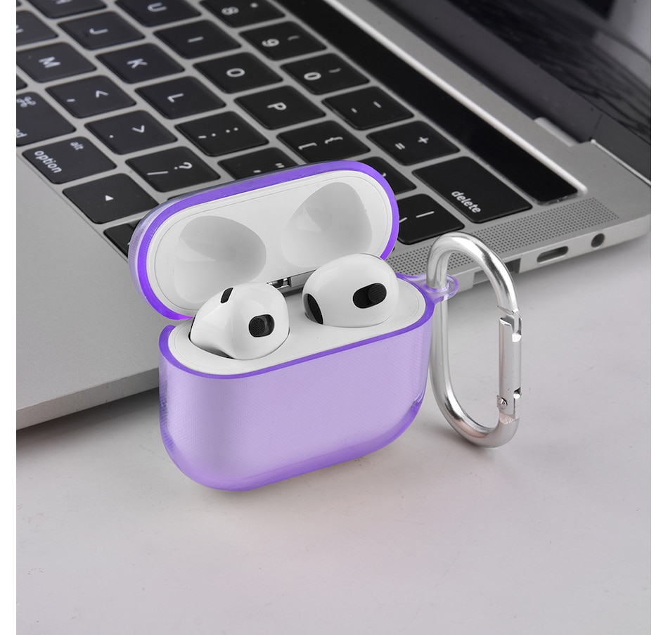 Image 724086_ALTMORE13.jpg, Product 724-086 / Price $19.99, Worryfree Gadgets Protective TPU Clear Case for Apple AirPods 3 (3rd generation) with Keychain from WFG on TSC.ca's Electronics department