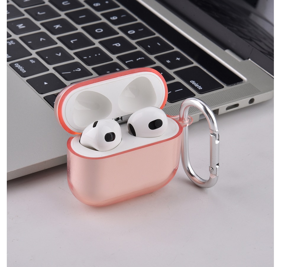 Image 724086_ALTMORE9.jpg, Product 724-086 / Price $19.99, Worryfree Gadgets Protective TPU Clear Case for Apple AirPods 3 (3rd generation) with Keychain from WFG on TSC.ca's Electronics department
