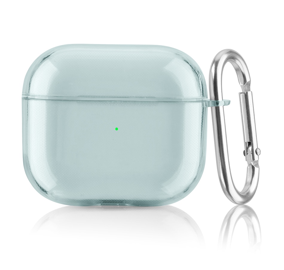 Image 724086_CRGRN.jpg, Product 724-086 / Price $19.99, Worryfree Gadgets Protective TPU Clear Case for Apple AirPods 3 (3rd generation) with Keychain from WFG on TSC.ca's Electronics department