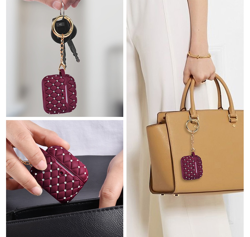 Image 724088_ALTMORE17.jpg, Product 724-088 / Price $25.99, Worryfree Gadgets Bling Case for Apple AirPods 3 (3rd generation) with Keychain from WFG on TSC.ca's Electronics department