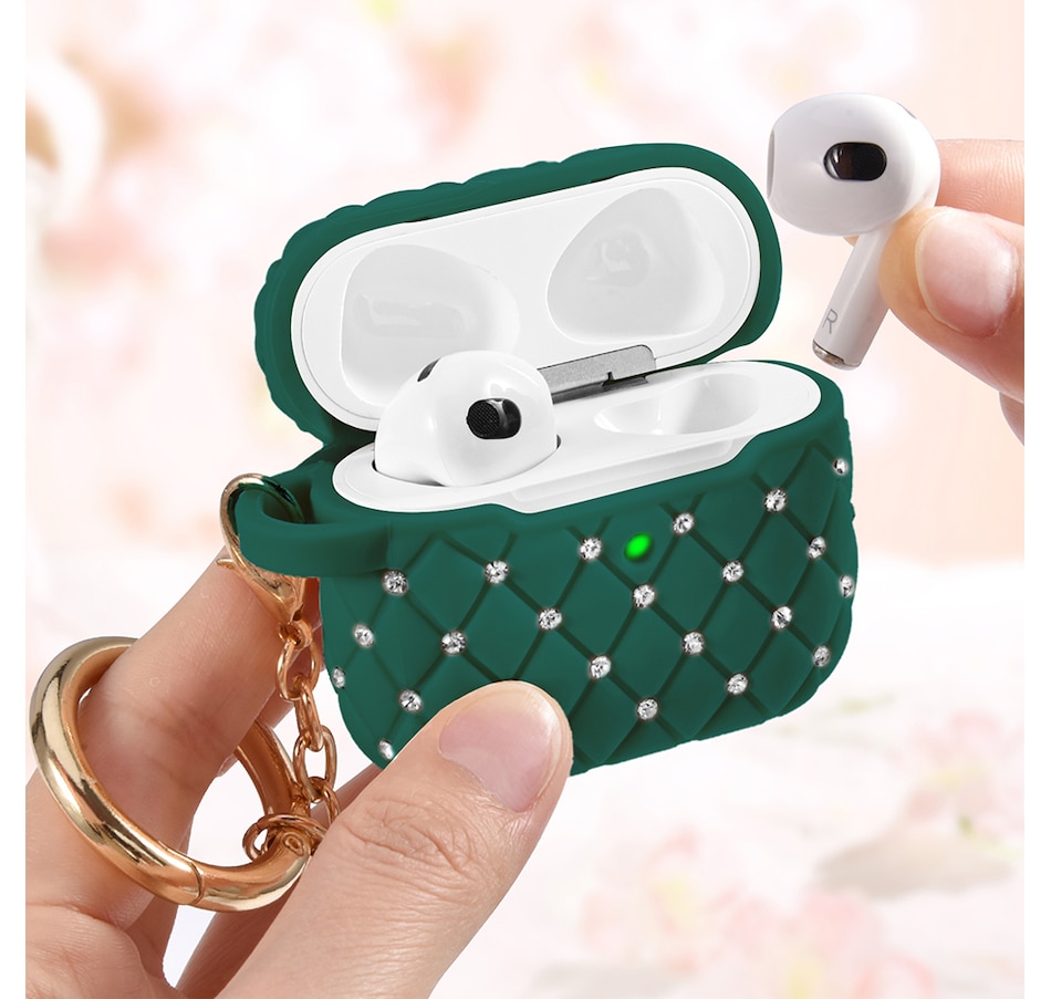 Image 724088_ALTMORE2.jpg, Product 724-088 / Price $25.99, Worryfree Gadgets Bling Case for Apple AirPods 3 (3rd generation) with Keychain from WFG on TSC.ca's Electronics department