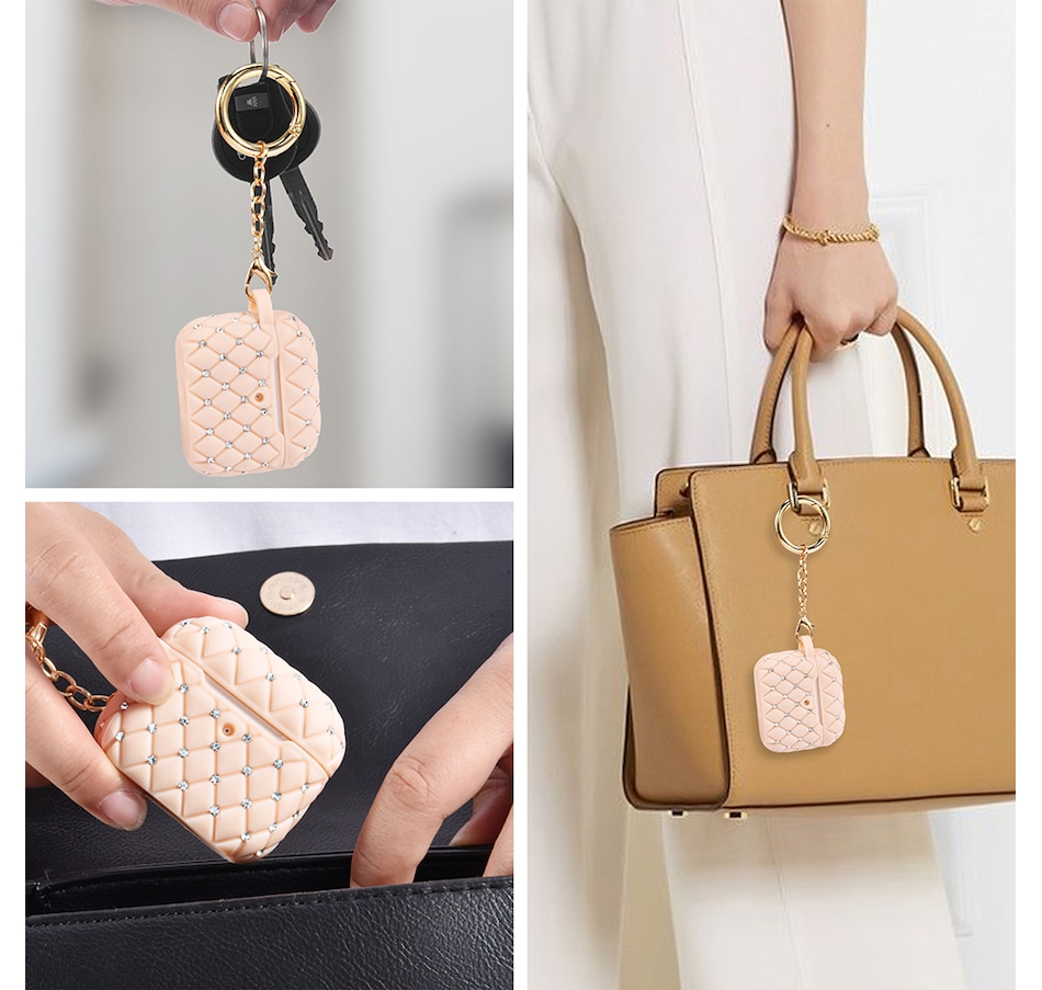 Image 724088_ALTMORE5.jpg, Product 724-088 / Price $25.99, Worryfree Gadgets Bling Case for Apple AirPods 3 (3rd generation) with Keychain from WFG on TSC.ca's Electronics department