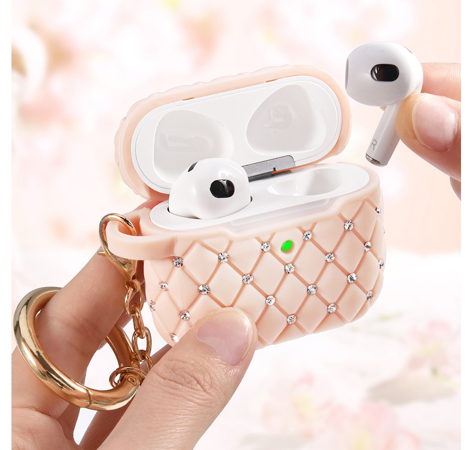 Image 724088_ALTMORE7.jpg, Product 724-088 / Price $25.99, Worryfree Gadgets Bling Case for Apple AirPods 3 (3rd generation) with Keychain from WFG on TSC.ca's Electronics department