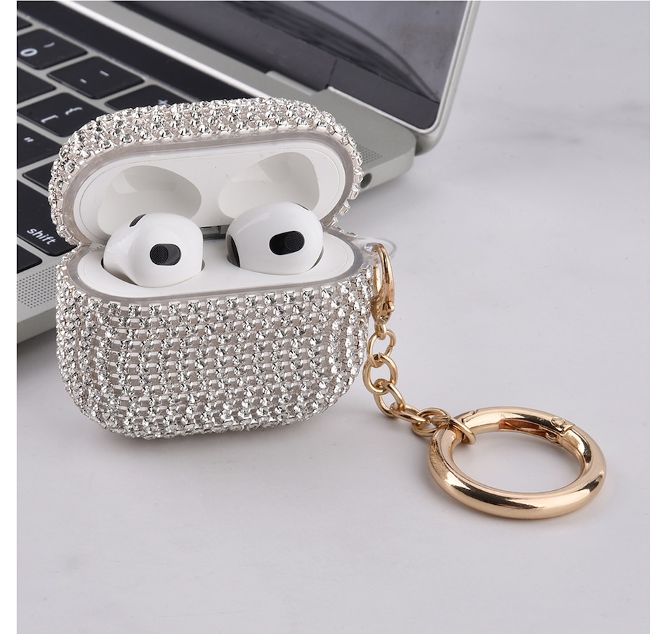 Image 724091_ALTMORE2.jpg, Product 724-091 / Price $31.99, Worryfree Gadgets Full Bling Rhinestone Case for Apple AirPods 3 (3rd generation) with Keychain from WFG on TSC.ca's Electronics department