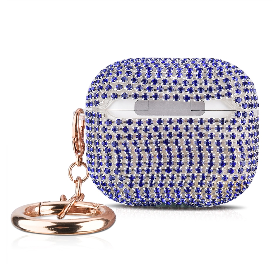 Image 724091_PUR.jpg, Product 724-091 / Price $31.99, Worryfree Gadgets Full Bling Rhinestone Case for Apple AirPods 3 (3rd generation) with Keychain from WFG on TSC.ca's Electronics department