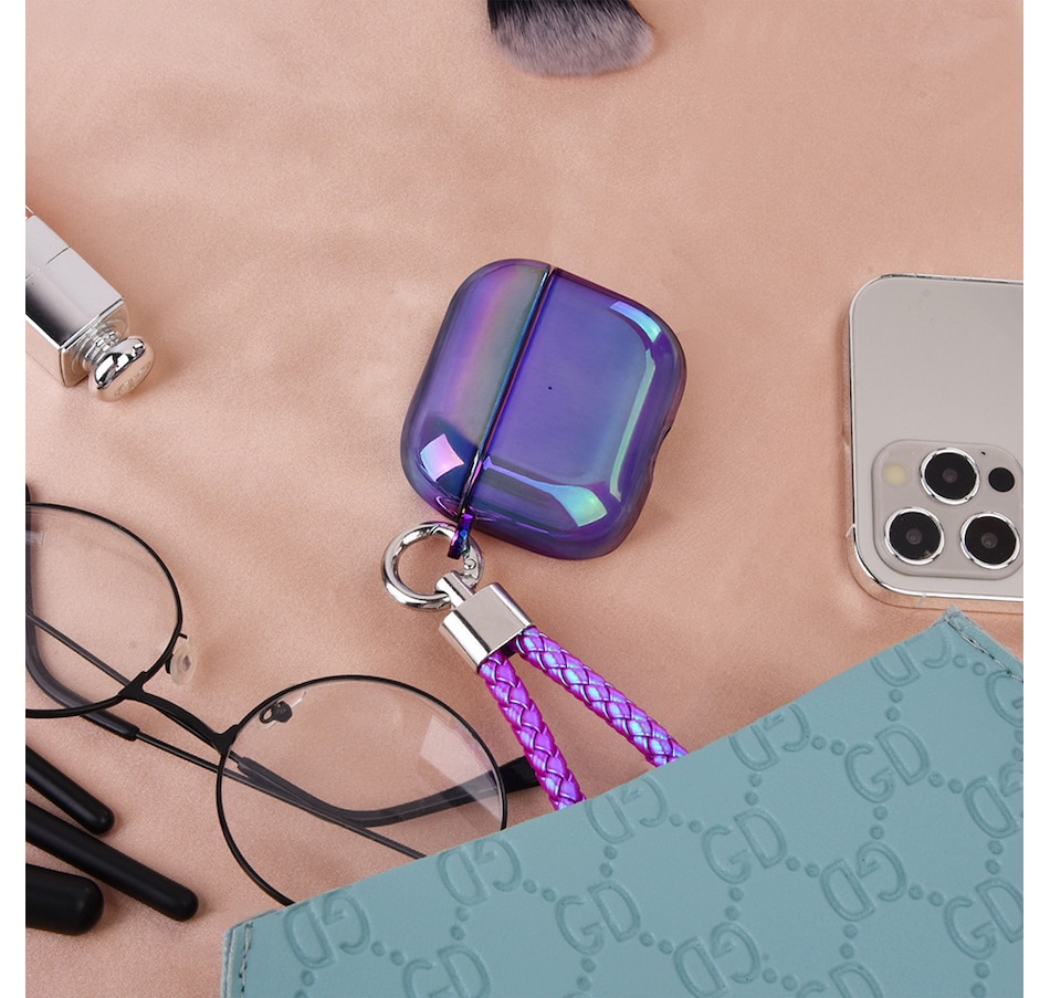 Image 724093_ALTMORE4.jpg, Product 724-093 / Price $21.99, Worryfree Gadgets Shiny Clear Case for Apple AirPods 3 (3rd generation) with Keychain from WFG on TSC.ca's Electronics department
