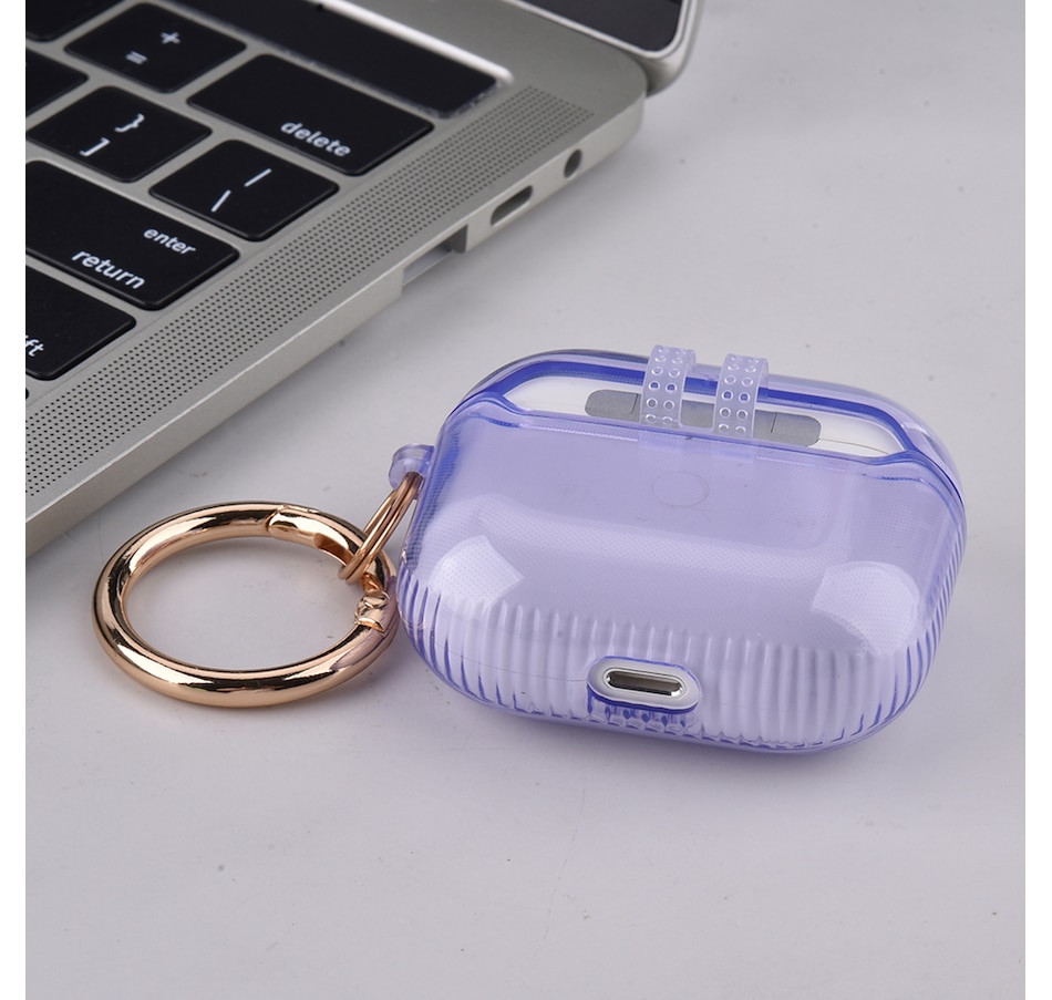 Image 724094_ALTMORE7.jpg, Product 724-094 / Price $21.99, Worryfree Gadgets Protective TPU Case for Apple AirPods 3 (3rd generation) with Golden Keychain from WFG on TSC.ca's Electronics department