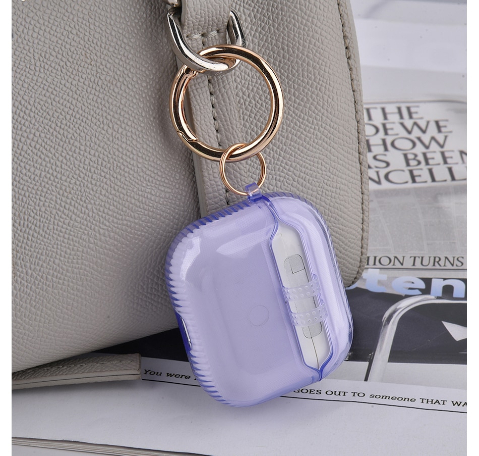 Image 724094_ALTMORE8.jpg, Product 724-094 / Price $21.99, Worryfree Gadgets Protective TPU Case for Apple AirPods 3 (3rd generation) with Golden Keychain from WFG on TSC.ca's Electronics department