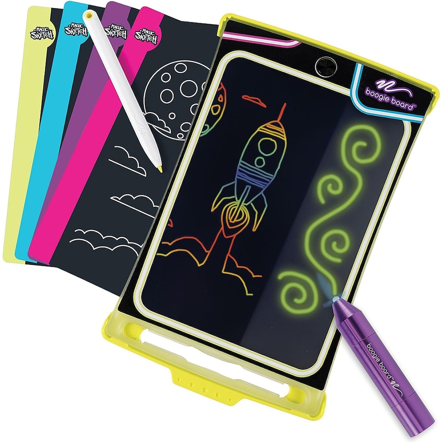Image 724098.jpg, Product 724-098 / Price $44.99, Boogie Board Magic Sketch Glow Reusable Kids Drawing Activity Kit from Boogie Board on TSC.ca's Electronics department