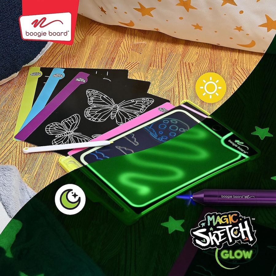 Image 724098_ALTMORE1.jpg, Product 724-098 / Price $44.99, Boogie Board Magic Sketch Glow Reusable Kids Drawing Activity Kit from Boogie Board on TSC.ca's Electronics department