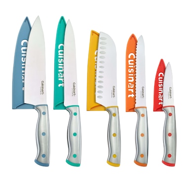 Cuisinart ColourCore 10-Piece Multicolour Knife Set with Blade Guards