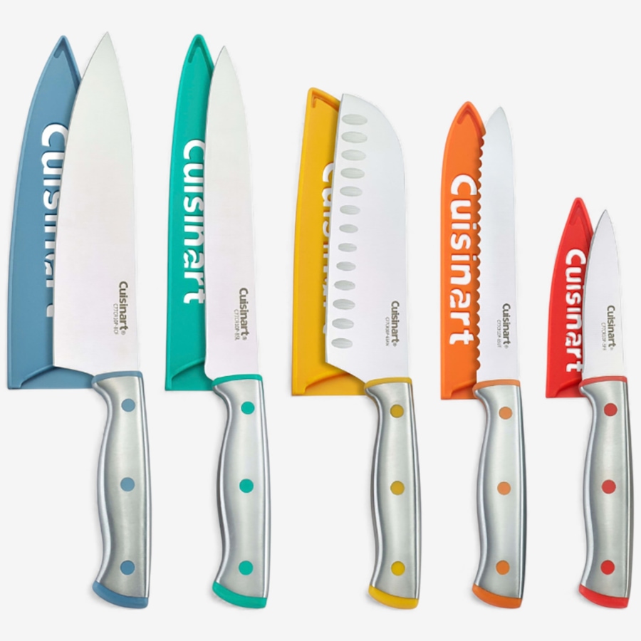 Image 724169.jpg, Product 724-169 / Price $69.99, Cuisinart ColourCore 10-Piece Multicolour Knife Set with Blade Guards from Cuisinart on TSC.ca's Kitchen department