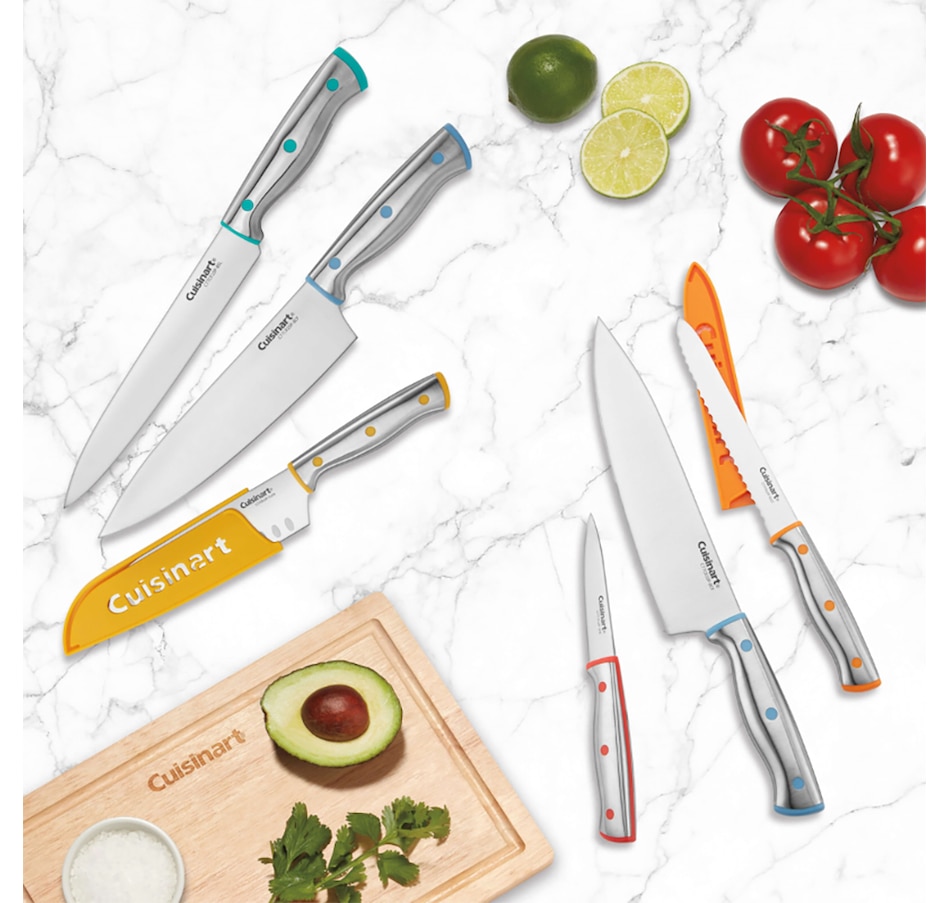 Image 724169_ALTMORE2.jpg, Product 724-169 / Price $59.99, Cuisinart ColourCore 10-Piece Multicolour Knife Set with Blade Guards from Cuisinart on TSC.ca's Kitchen department