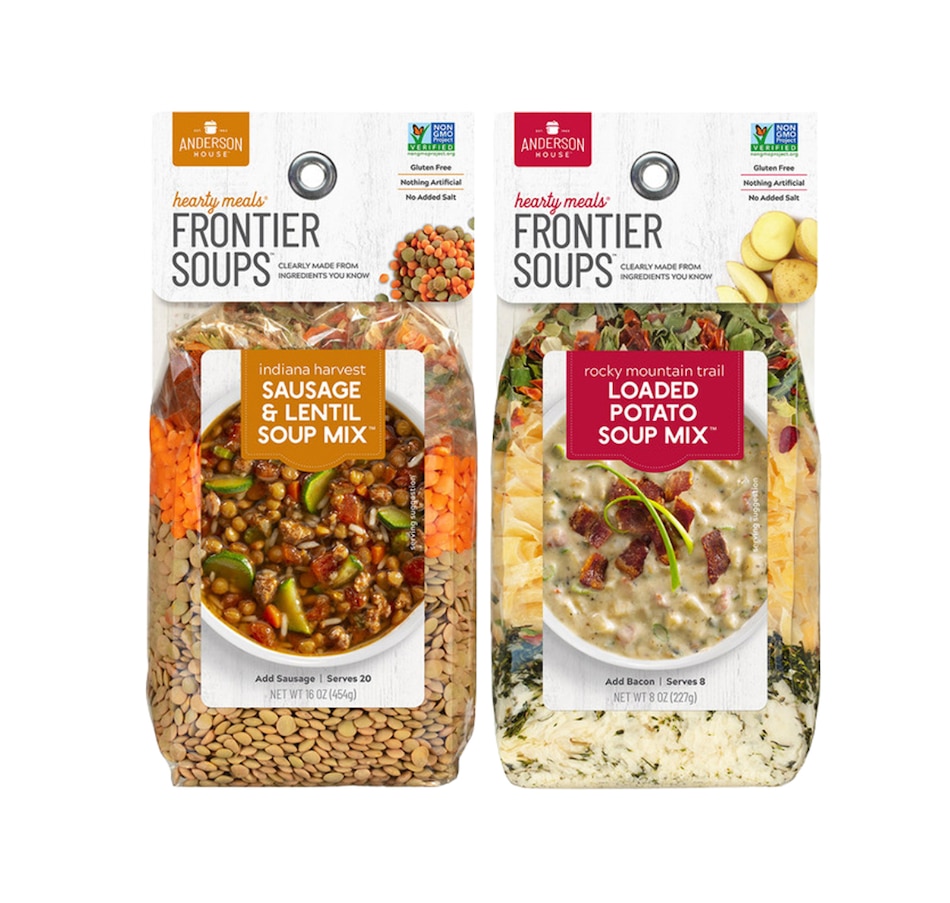 Image 724280.jpg, Product 724-280 / Price $24.99, Frontier Soups Hearty Meals Soup Duo from Gourmet Trading on TSC.ca's Kitchen department