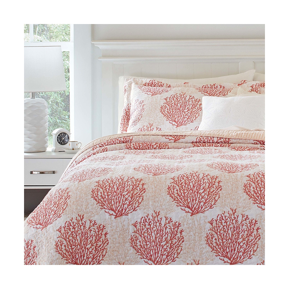 Laura Ashley Coral Coast Quilt Set - TSC.ca