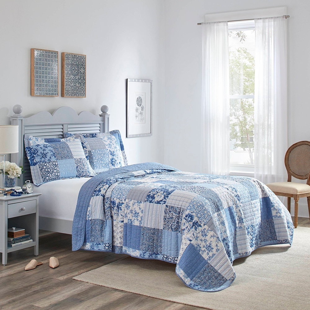 Laura Ashley Paisley Patchwork Quilt Set - TSC.ca