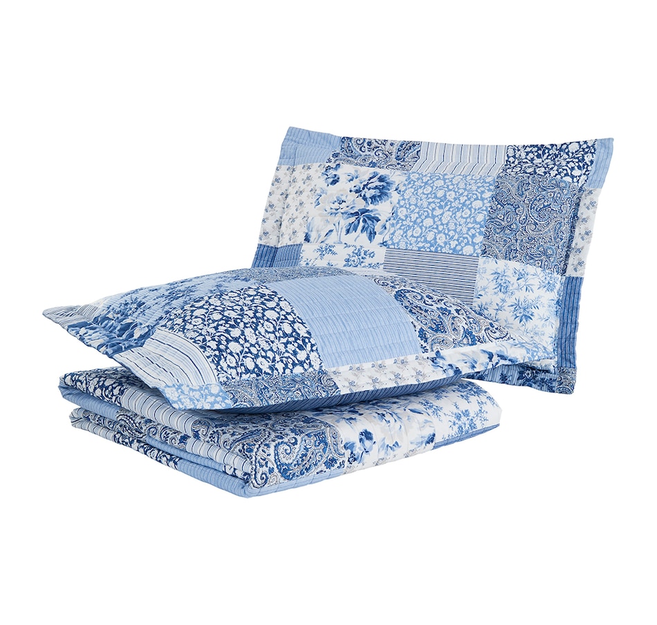 Laura Ashley Paisley Patchwork Quilt Set, Full/Queen - ShopStyle