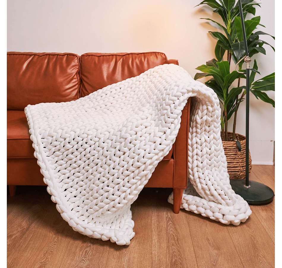 Image 724367_ALTMORE17.jpg, Product 724-367 / Price $279.00, Hush Cotton Knit Weighted Blanket from Hush on TSC.ca's Home & Garden department