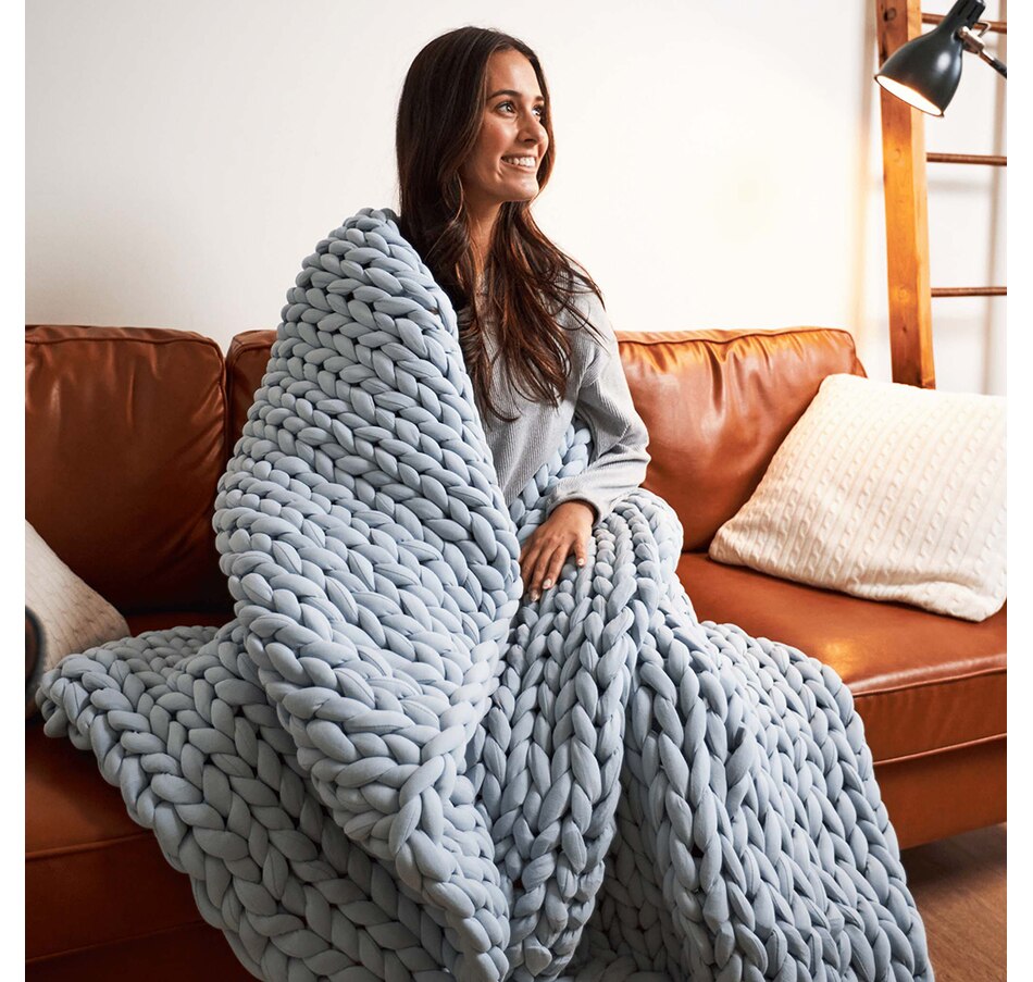 Image 724367_ALTMORE6.jpg, Product 724-367 / Price $279.00, Hush Cotton Knit Weighted Blanket from Hush on TSC.ca's Home & Garden department