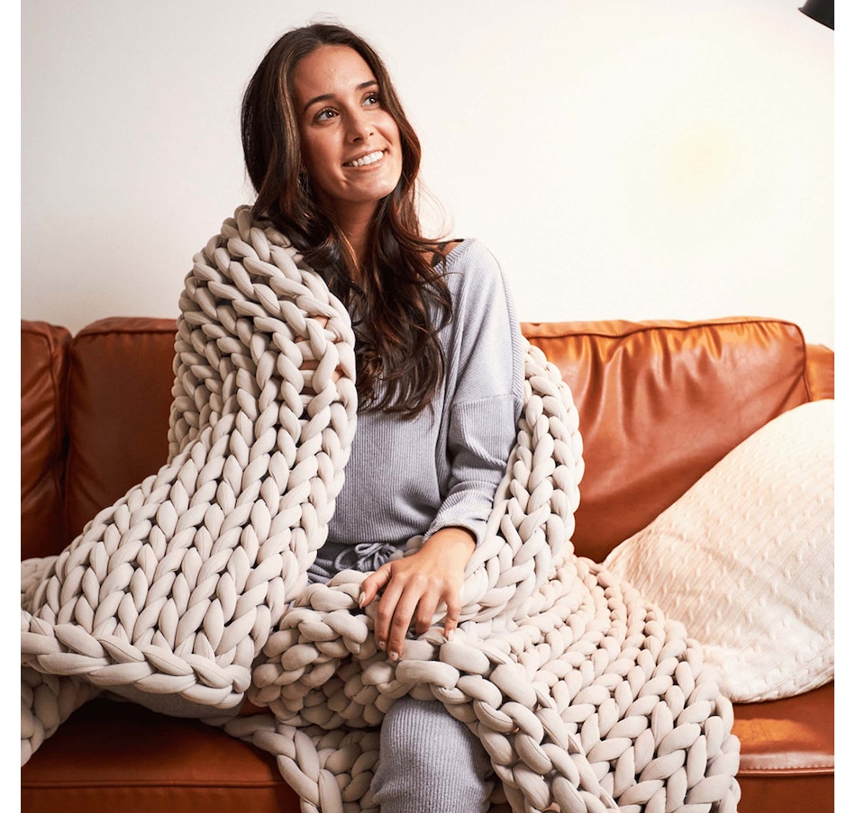 Image 724367_ALTMORE7.jpg, Product 724-367 / Price $279.00, Hush Cotton Knit Weighted Blanket from Hush on TSC.ca's Home & Garden department