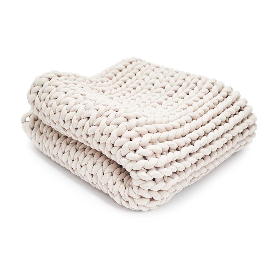 Image 724367_GRY.jpg, Product 724-367 / Price $279.00, Hush Cotton Knit Weighted Blanket from Hush on TSC.ca's Home & Garden department