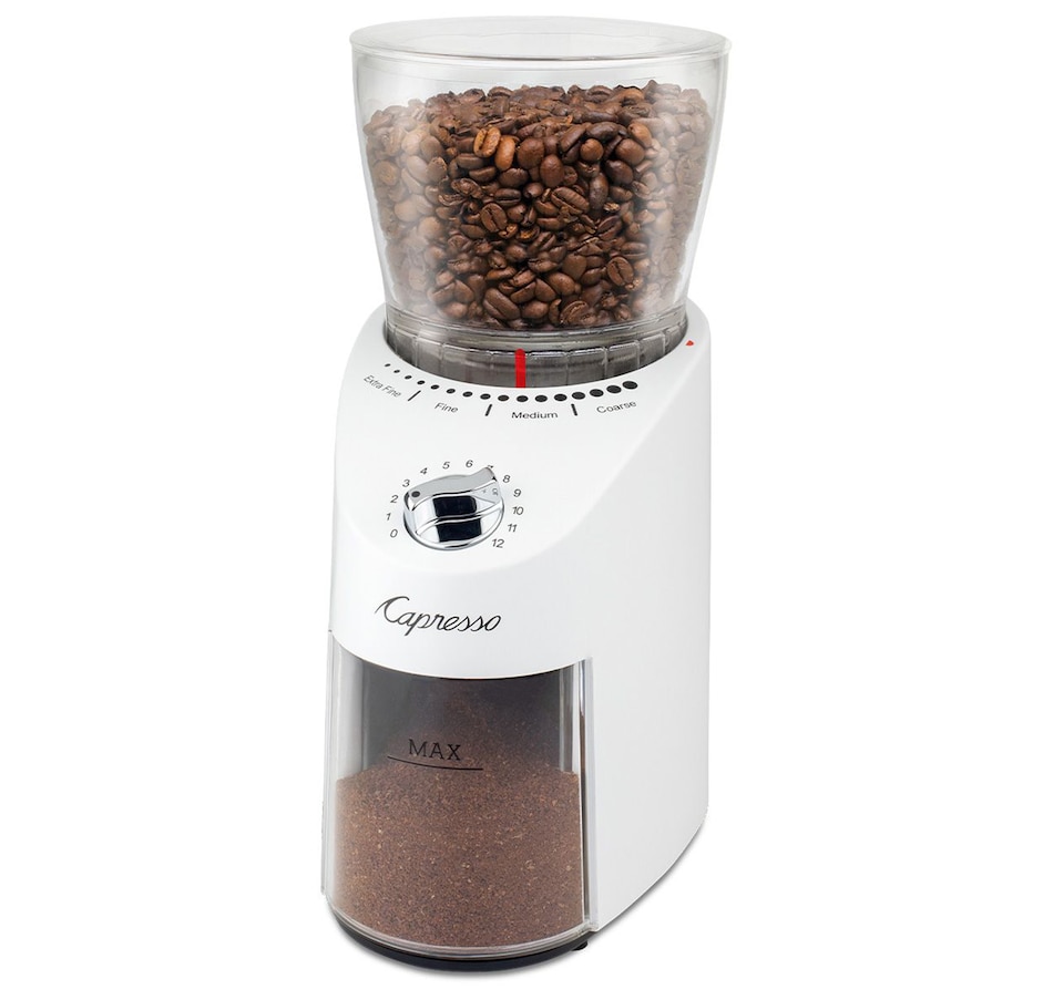 Image 724406.jpg, Product 724-406 / Price $169.99, Capresso Infinity Plus Conical Burr (white) from Capresso on TSC.ca's Kitchen department