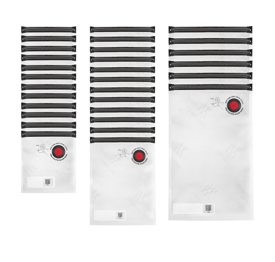 Image 724429.jpg, Product 724-429 / Price $39.99, Zwilling Fresh and Save 30-Piece Vacuum Bag Set from Zwilling on TSC.ca's Kitchen department